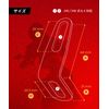 Kaedear KDR-YX3 L-Shaped Motorcycle Stay Hardware (Offset) 2 Pieces