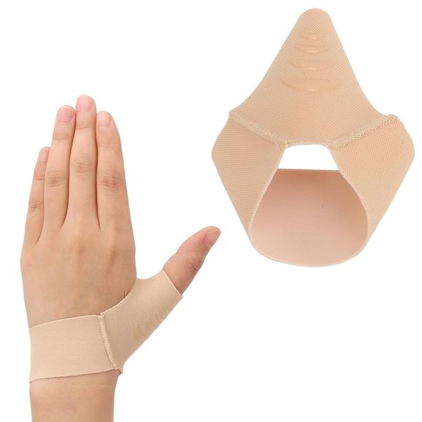 ChangXiang One Piece High Elastic Thumb Compression Support Left or Right Hand Thumb Compression Sleeve Protector for Joint Pain Tendonitis