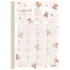 Logical Diary 2025 Monthly Note Type A/B6/Teddy NS-B602-25AS2