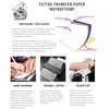 Pirate Face Tattoo Transfer Stencil Paper 15 Sheets