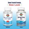 KAL Calcium Citrate with D 1000 IU Tablets, 1000 mg, 90 Count