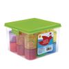 earlySTEM Translucent Stackable Plastic Pegs – Colorful Stacking and Building Toy for Toddlers