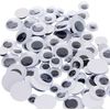 Creation Station 100 Peel & Stick Wiggle Eyes, Black, Assorted Sizes