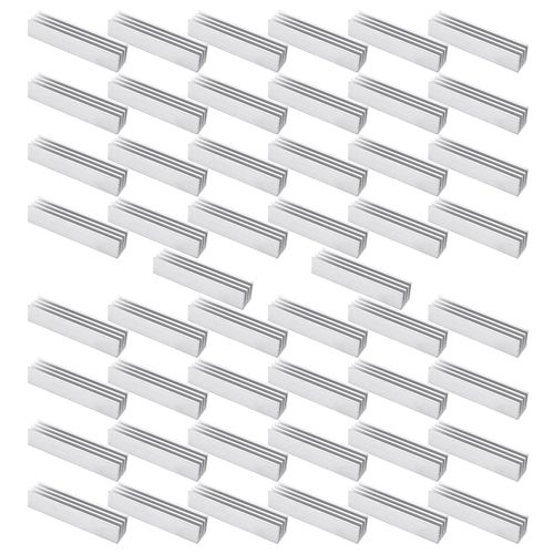 50 PCS Aluminum Heat Sink Kit 10x10x50mm Small Heatsink Mini Cooler for Cooling Laptop CPU GPU VGA RAM VRAM VRM IC LED MOSFET Transistor