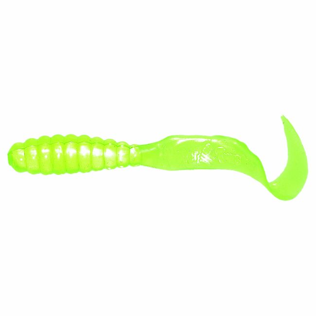 Mister Twister 3"" Meeny Tail, Chartreuse (MTSF20-10)