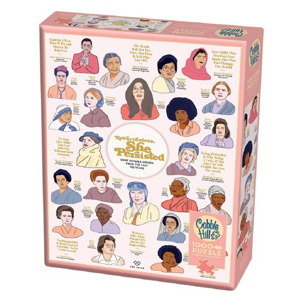 Cobblehill 80158 1000 pc Nevertheless She Persisted Puzzle, Various