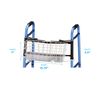 NOVA Folding Walker Basket with Cup Holder Bottom Liner Insert, Universal Fit, Easy On and Off