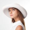 sur la tête Womens Traveller Packable Sun Hat - White 1-Size