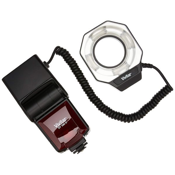 Vivitar VIV-DF-586-CAN Digital Macro Ring Flash for Canon