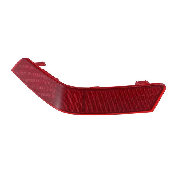 Hihaha No.265656FV0B Bumper Reflector for Nissan Rogue 2016-2020 / Rear Left Light Reflector Cover Bumper/Durable Plastic / 1Pcs Red