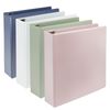 Sustainable 2 Inch Boho Assortment Storage Binders for Home Office Organization