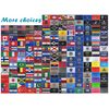JBCD 2 Pack Brazil Flag Patch - Brazilian Flags Tactical Pride Flag Patch for Clothes, Hat, Team, Military
