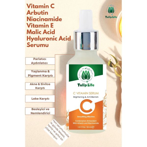 Vitamin C Alpha Arbutin Niacinamide Seramid Serumu 30 ML