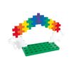 Plus-Plus 9603287 Ingenious Construction Toy, Big Pegboard, Green/White, 2 Pieces