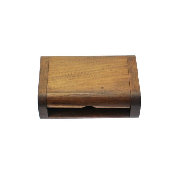 speed mao Stylish Simple Rectangle Toothpick Holder, Brown