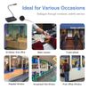 CYSSJF Window Intercom System, Two Way Intercom for Reception, Counter Window Intercom, Microphone Intercom for Business, 3 Watt Window Speaker Intercom (2 Way/Mute Function/Anti-Interference)