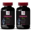Aloe Vera Leaf benefits - CANDIDA CLEANSE - Black Walnut Hull capsules 2Bot