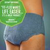 Depend Fit-Flex Underwear for Men Maximum Absorbency S/M - 19 CT