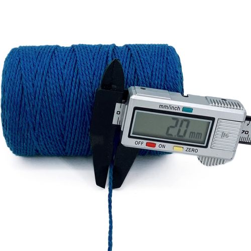 Twine String,500 Feet Cotton Butchers Twine String Cooking Kitchen Twine for Crafts Roasting Gift Wrapping DIY Decoration Gardening Packing Materials,Royal Blue