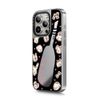 CASETiFY Mirror Case for iPhone 15 Pro Max [Reflective / 4.9ft Drop Protection/Compatible with Magsafe] - Wine Not - Silver On Silver