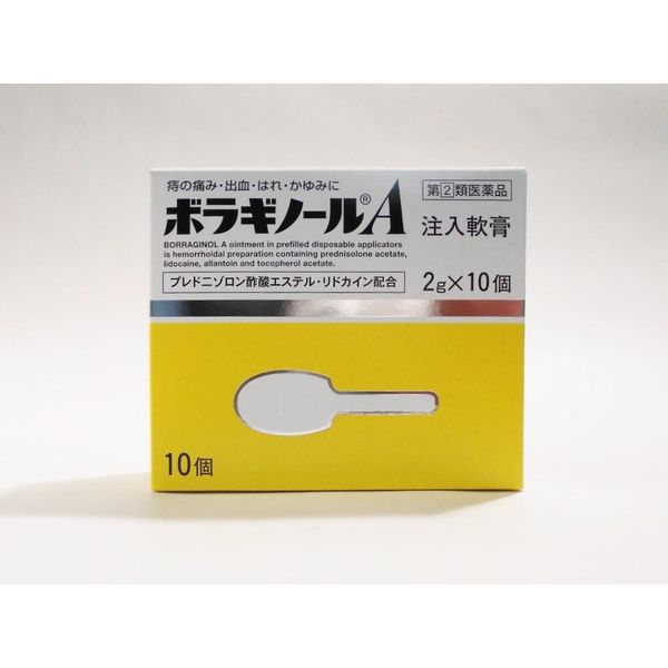 【指定第2類医薬品】ボラギノールA注入軟膏 2g×10 ×2