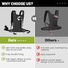 BOOSTEADY Ski Backpack Carrier Strap Harness with Pole&Boot Carry Ski Backpack Sling
