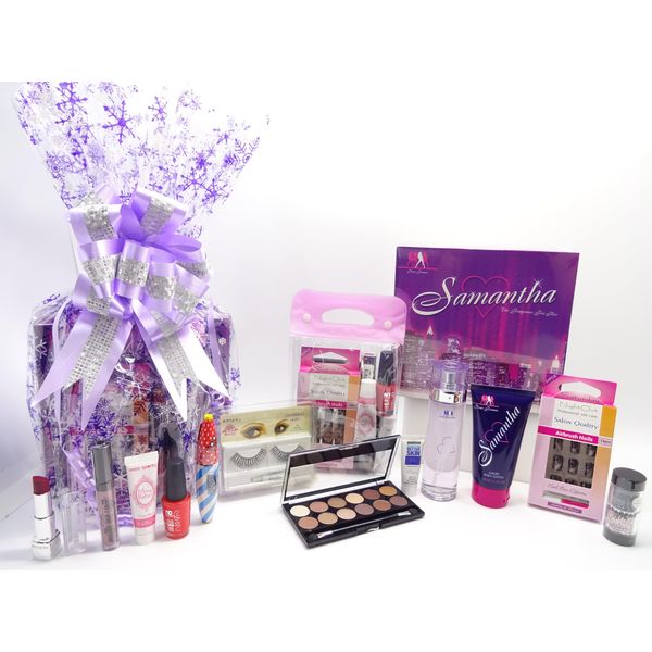 Samantha 2pc Gift Set For Her & Make Up Bundle Gift Wrapped