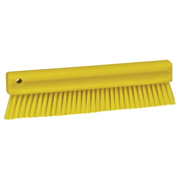 Vikan 45826 Brush,Powder,Soft,11",PP/PBT,Yellow
