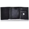 Leather Children's Wallet - Style mw825 (Black)