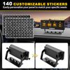 Bumbee 4 Gang Wireless Switch Panel, 60A High Power Relay Box with 4 Control Modes & 2 Light Memory, Multi-Function Toggle Switches, Waterproof Design