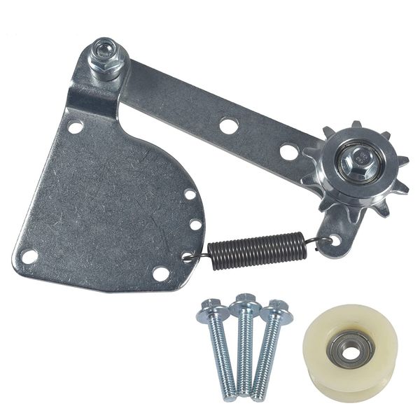 KQTshangmao Silver spring type chain tensioner, suitable for 49cc 50cc 66cc 80cc engine electric bicycle 2 stroke engine