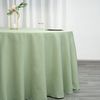5 Pack SAGE GREEN 120 Inch ROUND TABLECLOTHS Wedding Decorations Table Covers