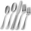 20-Piece Silverware Set for 4, Stainless Steel Flatware Cutlery, Kitchen Utensil