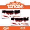 Halloween Ripped Neck Tattoo