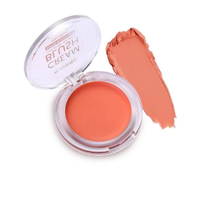 PHOERA Face Cheek Blush Cream Anglicolor Perfect Makeup Cream Blush Cheekcolor, Long-Wear, Matte, Bold, Lightweight, Blends Easily, Contours Cheeks (101#Freesia)