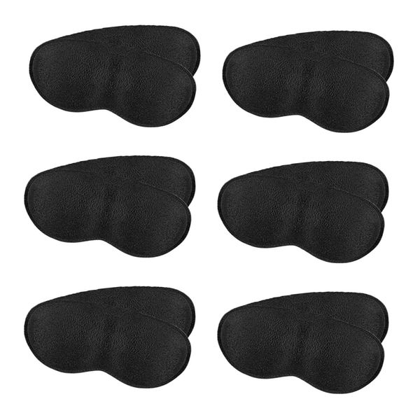 Shoe Blocking Heel Pad for Shoe Heel Protection Pads for Pakapaka Prevention, Adjustable Size, Adhesive Seals, Set of 6 Pairs