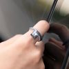 KUTYU T1 Smart Ring Tesla Edition Replace Car Key Smart NFC Multifunctional Ring with T-shaped LED, Small