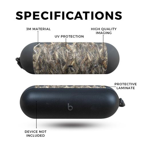 Glossy Glitter Speaker Skin Compatible with Beats Pill (2024) - DRT - Premium 3M Vinyl Protective Wrap Decal Cover - Easy to Apply | Crafted in The USA by MightySkins