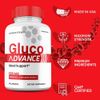 Gluco Advance Capsules, Max Strength Blood Support Supplement (2 Pack)