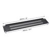 sourcing map 2U Blank Rack Mount Panel Spacer with Venting for 19-Inch Server Network Rack Enclosure or Cabinet