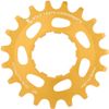 Wolf Tooth Single Speed Aluminum Cog - 19t, Compatible with 3/32" Chains, Gold