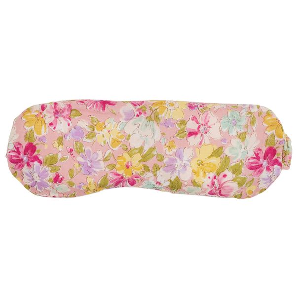 Koji Company 140052 Eye Mask, Salt, Eye Pillow, Cool, Fleurette, Made in Japan, Floral Pattern, Pink