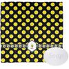 YouCustomizeIt Personalized Bee & Polka Dots Washcloth