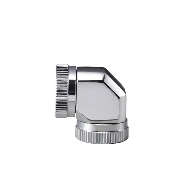 Phanteks 12mm Hard Tube Adapter 90° - Chrome