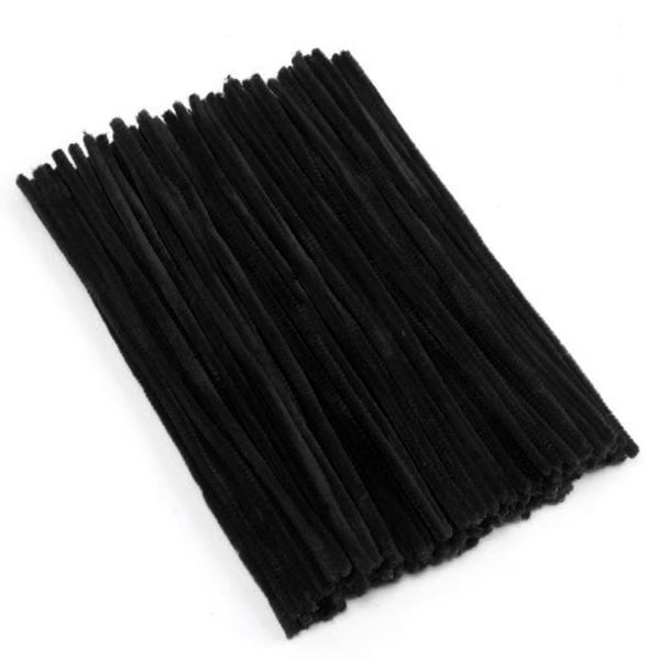 Craft Mall, Craft Mall, Solid Color, Black, 100 Pieces, Color Mall, Craft Mall, Skeleton Mall, DIY Ornaments, Modeling Materials, School, Handmade Material, Christmas Tree Decoration, Black