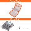 Mchoi Hard Case Suitable for Makeid E1 Label Maker and Label Printer Tape Rolls and USB Charging Cable, Waterproof Shockproof Portable Label Machine Protective Case, Case Only