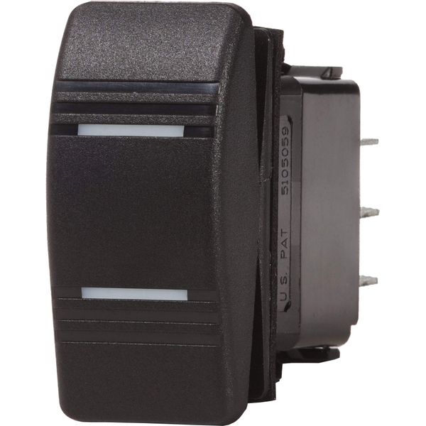 Blue Sea Systems Contura ON-OFF-ON SPDT Switch, Black