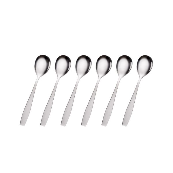 GRÄWE Königstein Series Egg Spoons Polished Stainless Steel Set of 6