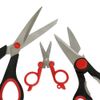 Prolinemax 3 Pc Assorted Scissors Set Kitchen Scissors Mini Foldable Scissors