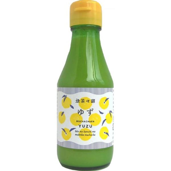 Muchashaen Yuzu Straight Fruit Juice, 5.1 fl oz (150 ml)